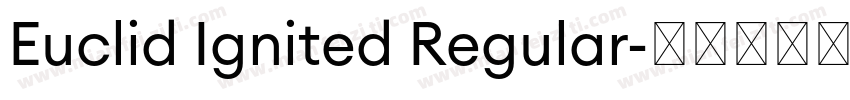Euclid Ignited Regular字体转换